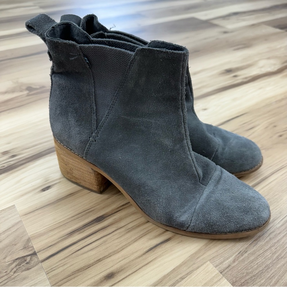 Toms Gray Ankle Boots